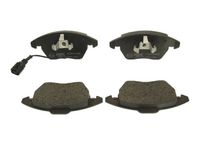 Set of brake linings, disc brake