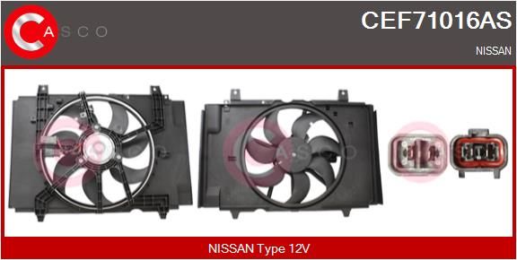 Electric motor, radiator fan