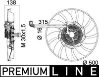 Fan, engine cooling system