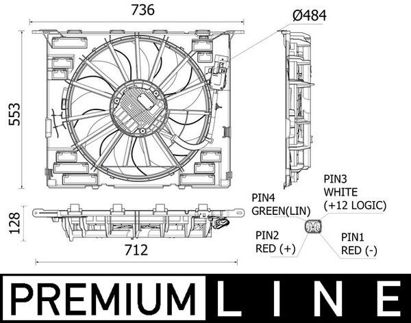 Fan, engine cooling system