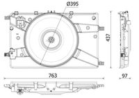 Fan, engine cooling system