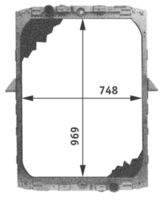 Radiator, engine cooling system