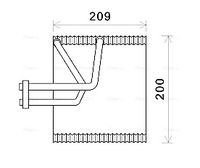 Evaporator, air conditioning system