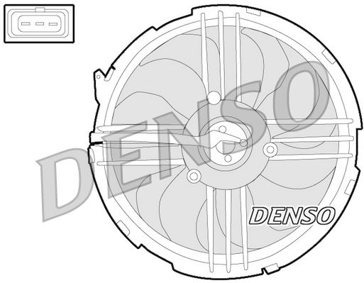 Fan, engine cooling system