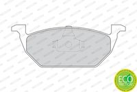 Set of brake linings, disc brake