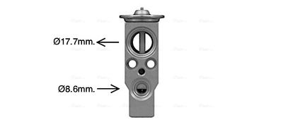 Розширювальний клапан, система кондиціонування повітря