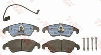 Set of brake linings, disc brake