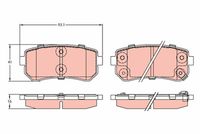 Комплект тормозных колодок, дисковый тормоз