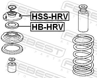 Upper support, shock absorber strut