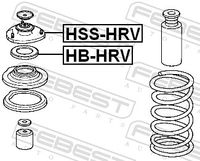 Upper support, shock absorber strut