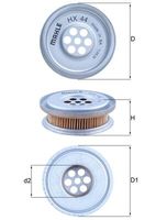 Hydraulic filter, steering mechanism