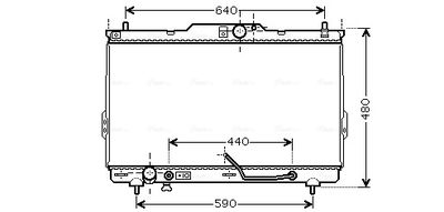 Radiator, engine cooling system