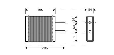 Heat exchanger, interior heating system