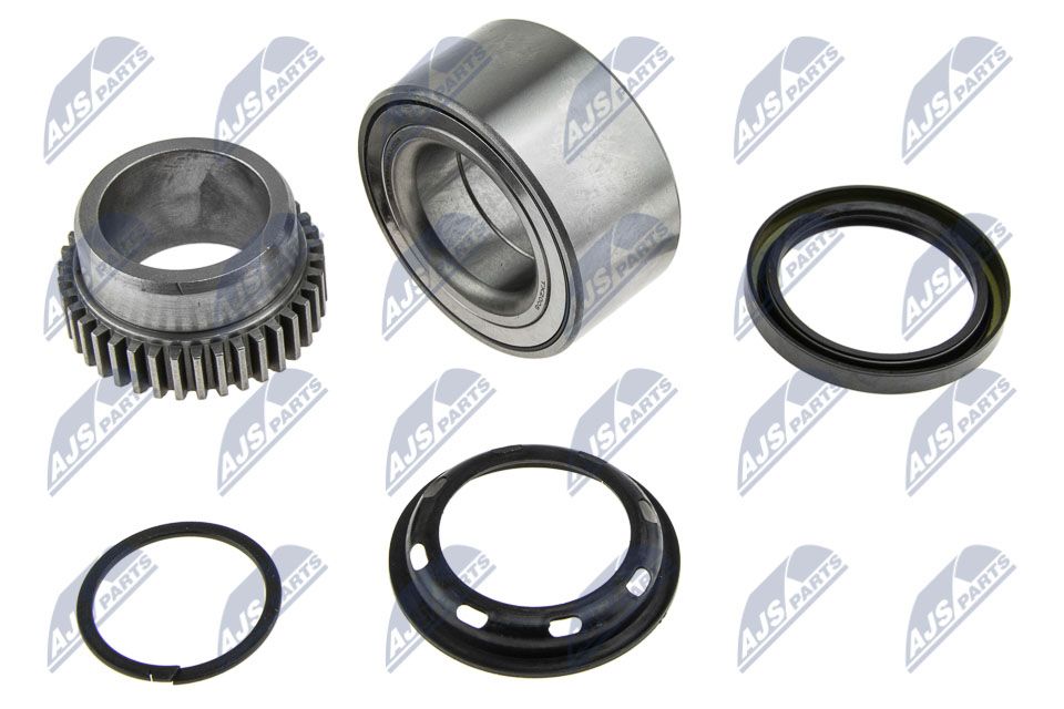 A set of wheel bearings