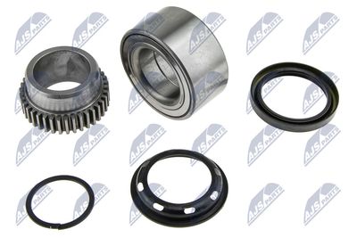 A set of wheel bearings