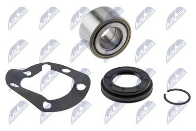 A set of wheel bearings