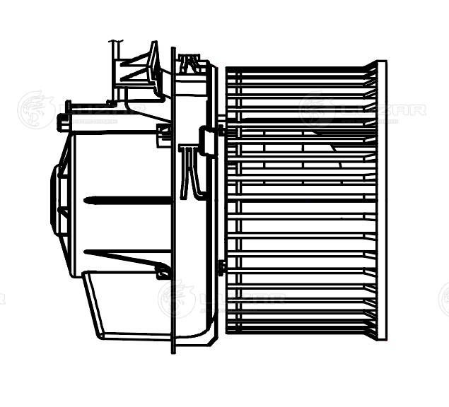 Electric motor, cabin compressor