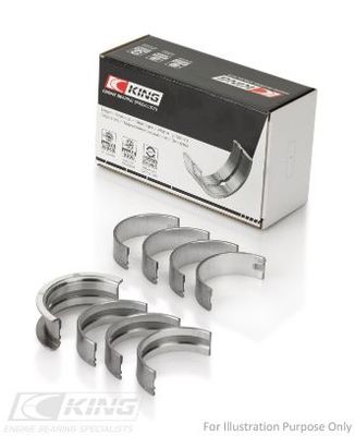 A set of crankshaft bearings