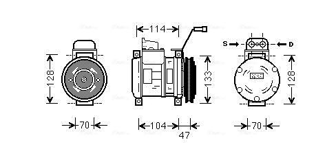 Compressor, air conditioning system