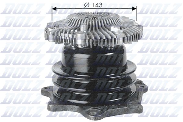 Coolant pump, engine cooling