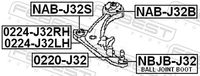 Repair kit, lower/upper ball joint