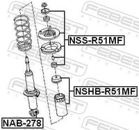 Repair kit, shock absorber support bearing