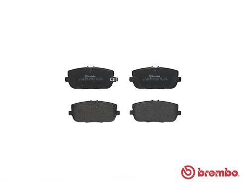 Set of brake linings, disc brake