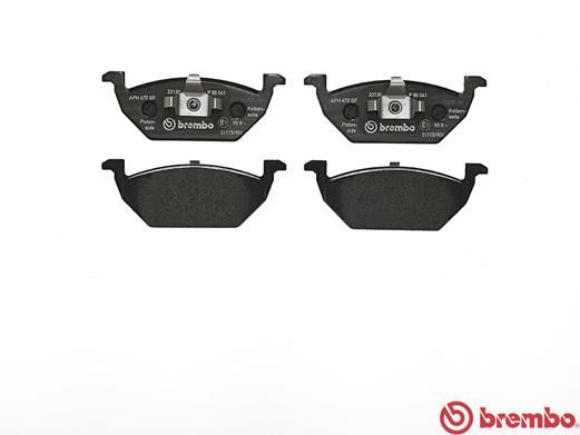 Front brake pads BREMBO P85041