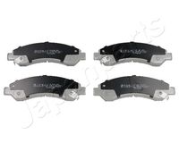 Set of brake linings, disc brake