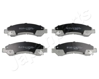 Set of brake linings, disc brake