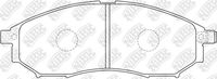 Set of brake linings, disc brake