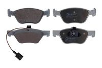 Set of brake linings, disc brake