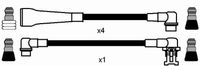 A set of high voltage wires