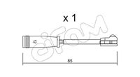 Cont. popper signal, brake wear. acc.