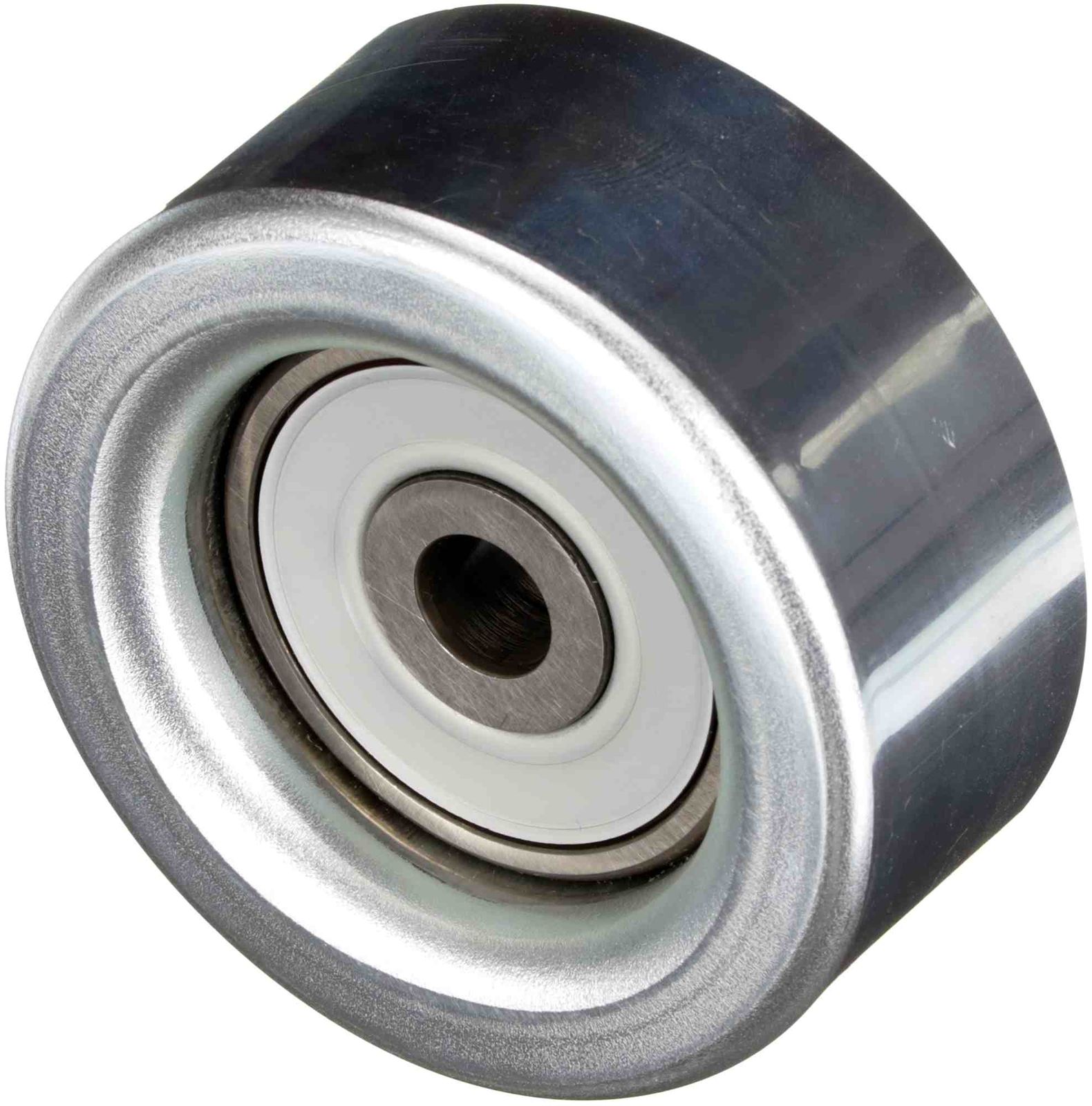 Deflector/guide roller, poly-V belt