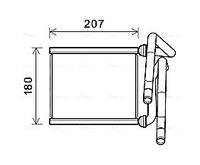 Heat exchanger, interior heating system