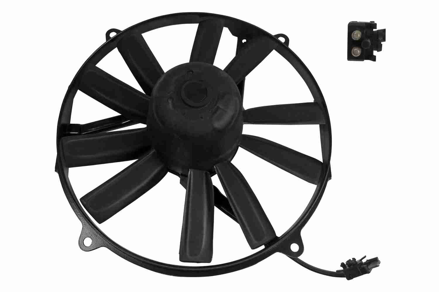 Fan, engine cooling system