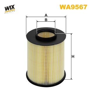 Фільтр повітряний двигуна WIX FILTERS WA9567