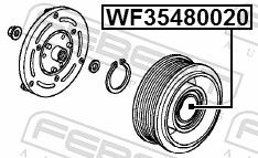 Bearing, compressor shaft