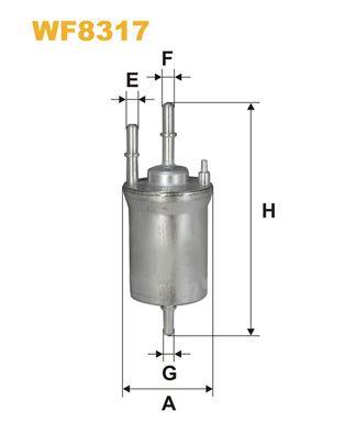 Фільтр паливний WIX FILTERS WF8317