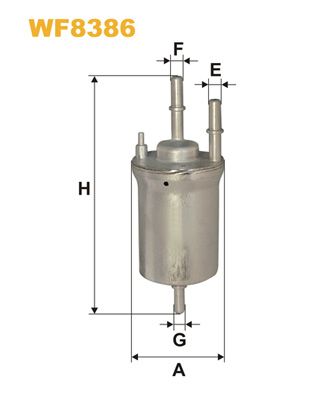 Фільтр паливний WIX FILTERS WF8386