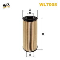 Фільтр оливний двигуна WIX FILTERS WL7008