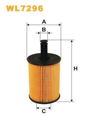 Engine Oil Filter WIX FILTERS WL7296