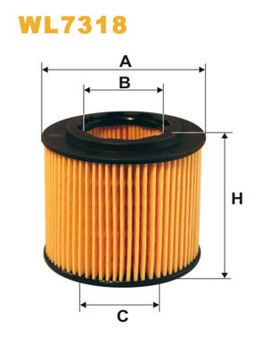 Фільтр оливний двигуна WIX FILTERS WL7318