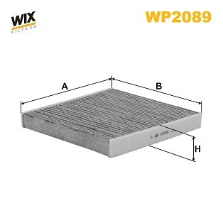 Activated Carbon Cabin Air Filter WIX FILTERS WP2089