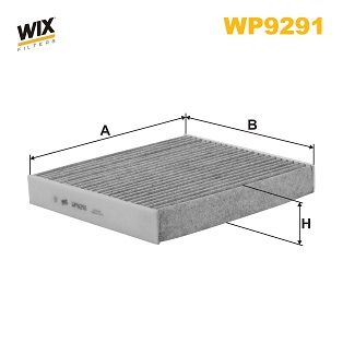 Activated Carbon Cabin Air Filter WIX FILTERS WP9291