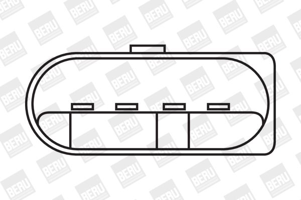 Ignition coil BERU ZSE003